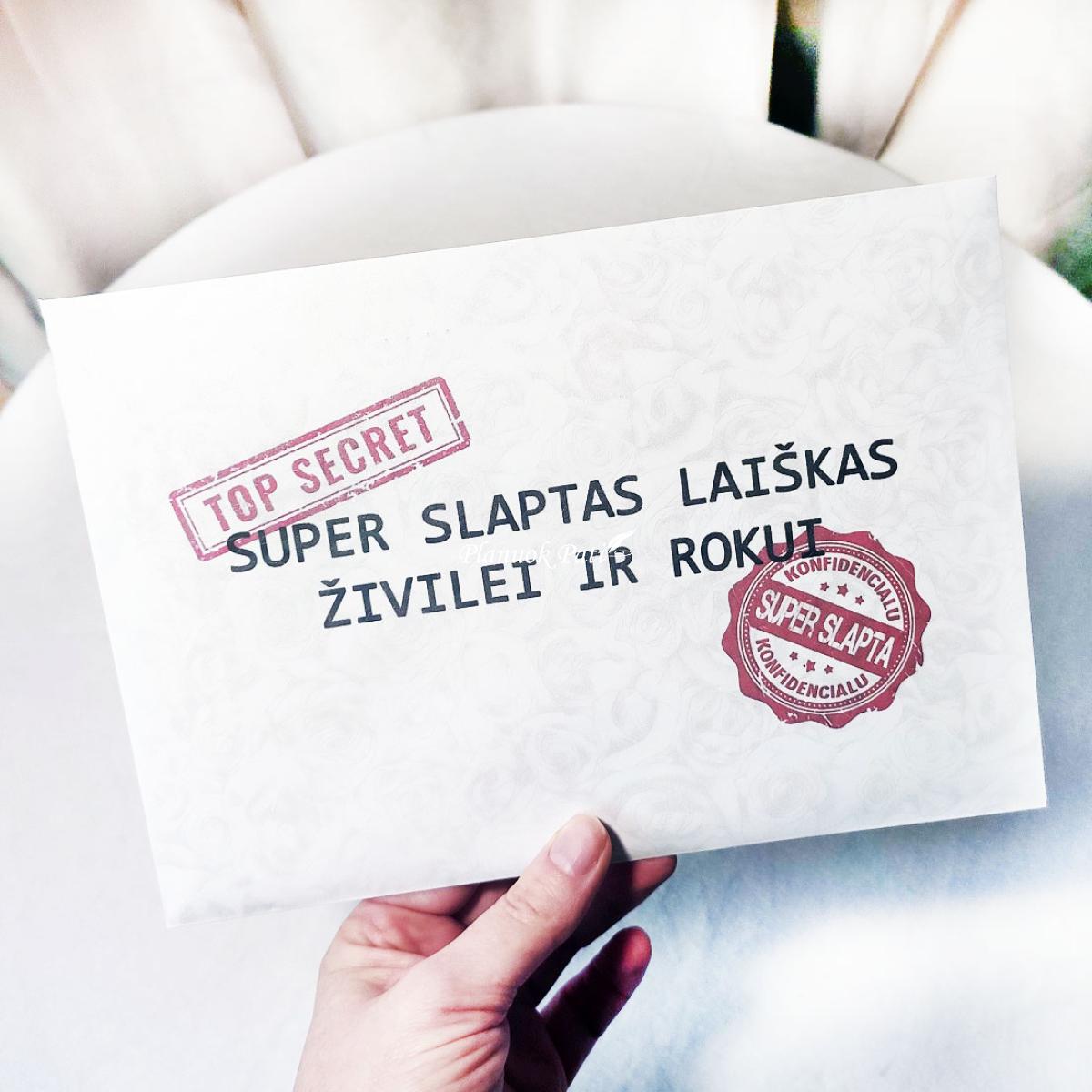 SUPER slaptas kvietimas liudininkams