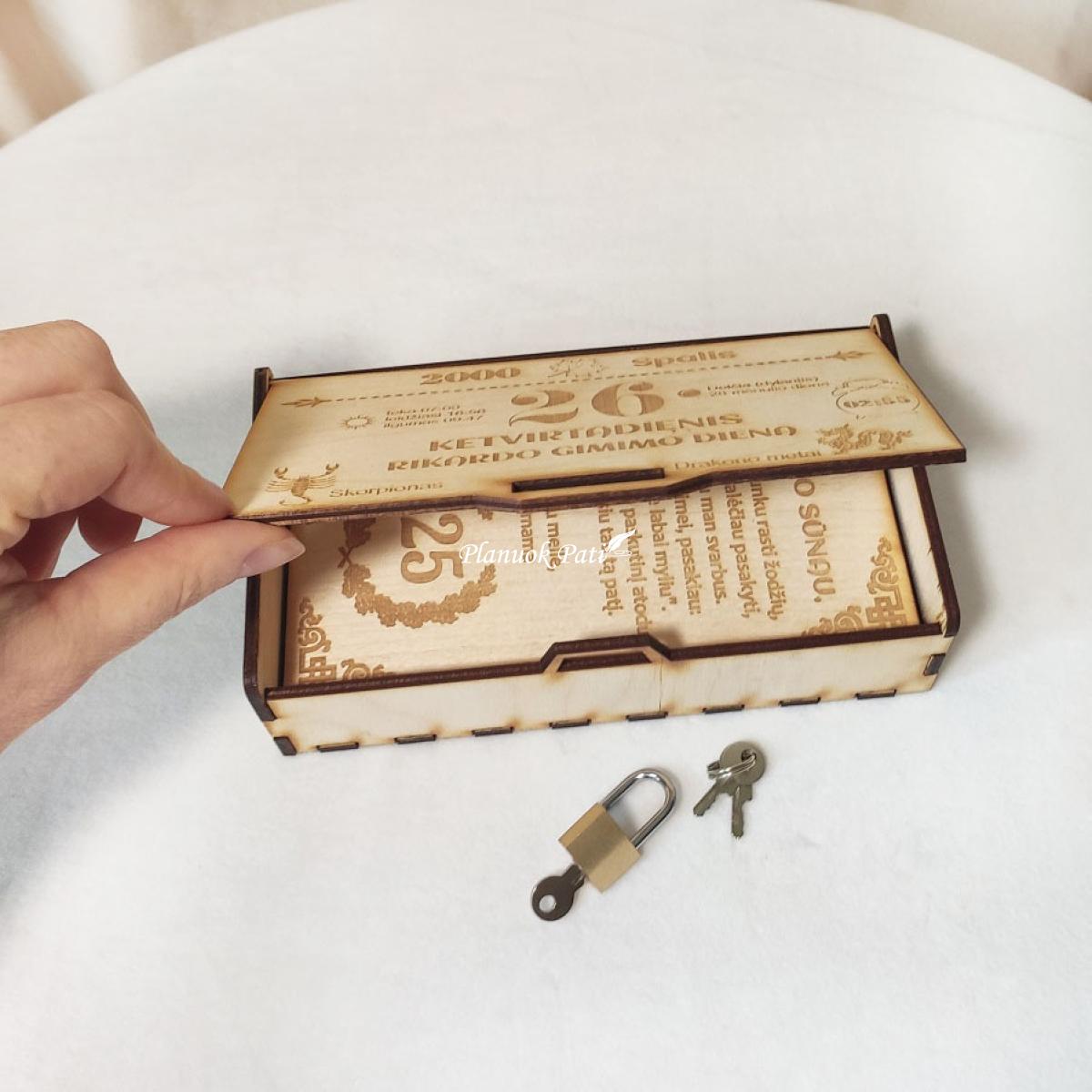 Skrynutė gimtadienio pinigams dovanoti