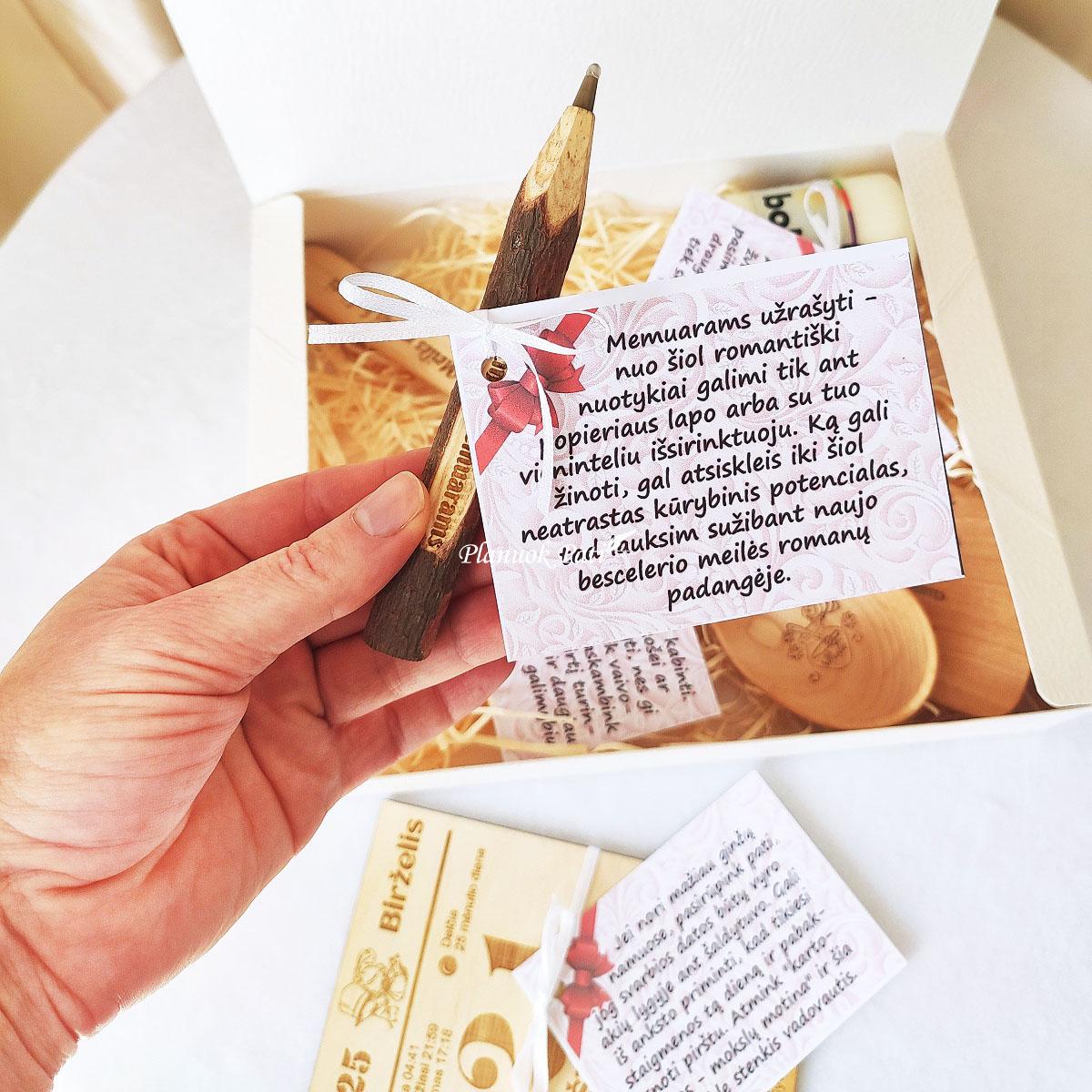 Mergvakario rinkinukas nuotakai