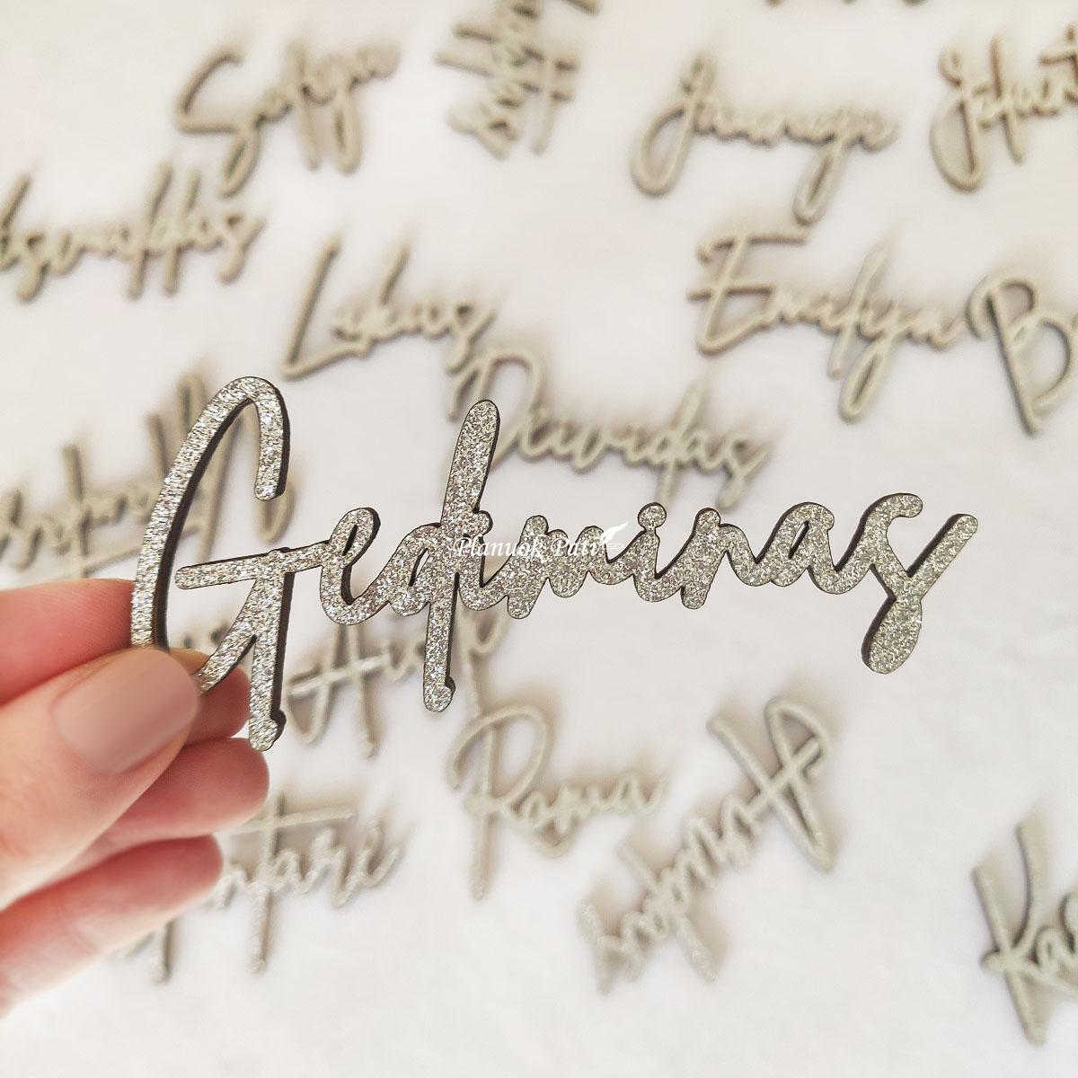 Stalo kortelė vardas magnetukas