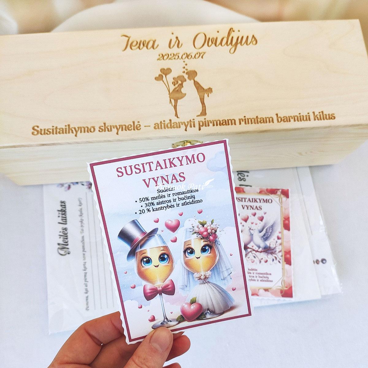 Pirmosios pagalbos santuokos krizei spręsti dėžė