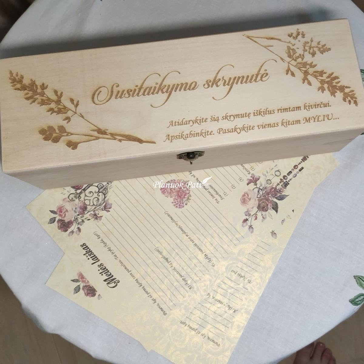 Pirmosios pagalbos santuokos krizei spręsti dėžė