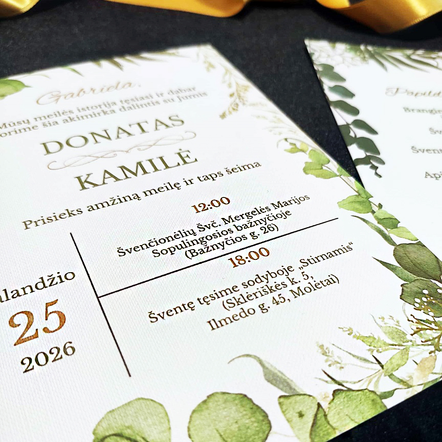 Kvietimai vestuvėms