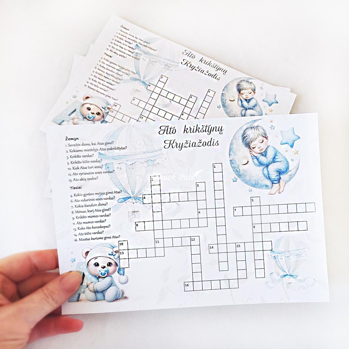 Krikštynų kryžiažodis