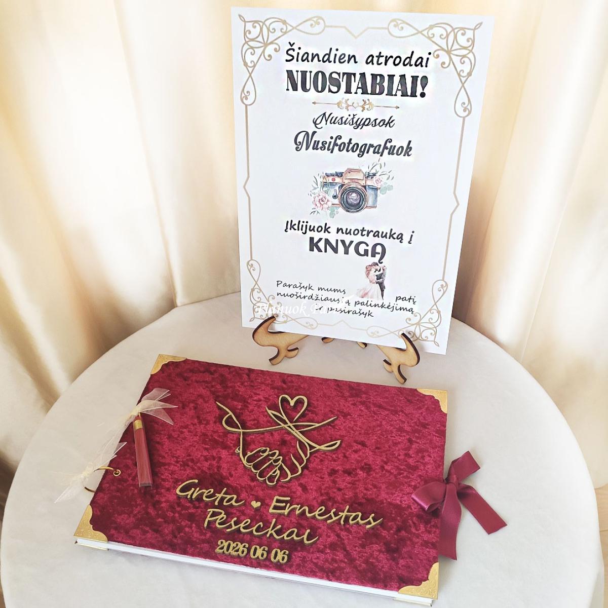 Palinkėjimų knyga vestuvėms Amžinai kartu