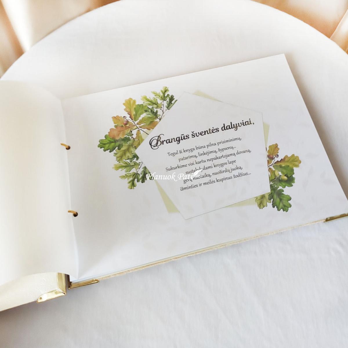 Jubiliejaus palinkėjimų albumas Ąžuolas