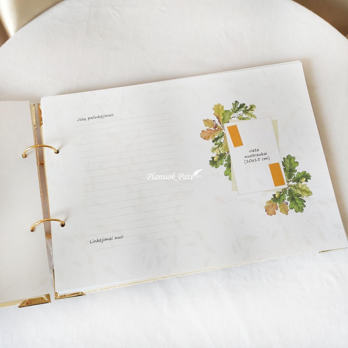 Jubiliejaus palinkėjimų albumas Ąžuolas