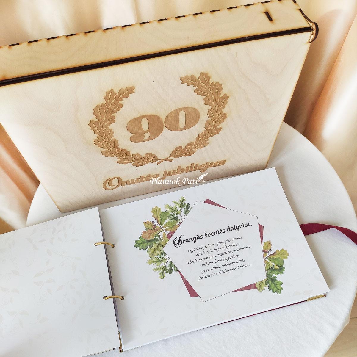 Jubiliejaus palinkėjimų albumas Ąžuolas