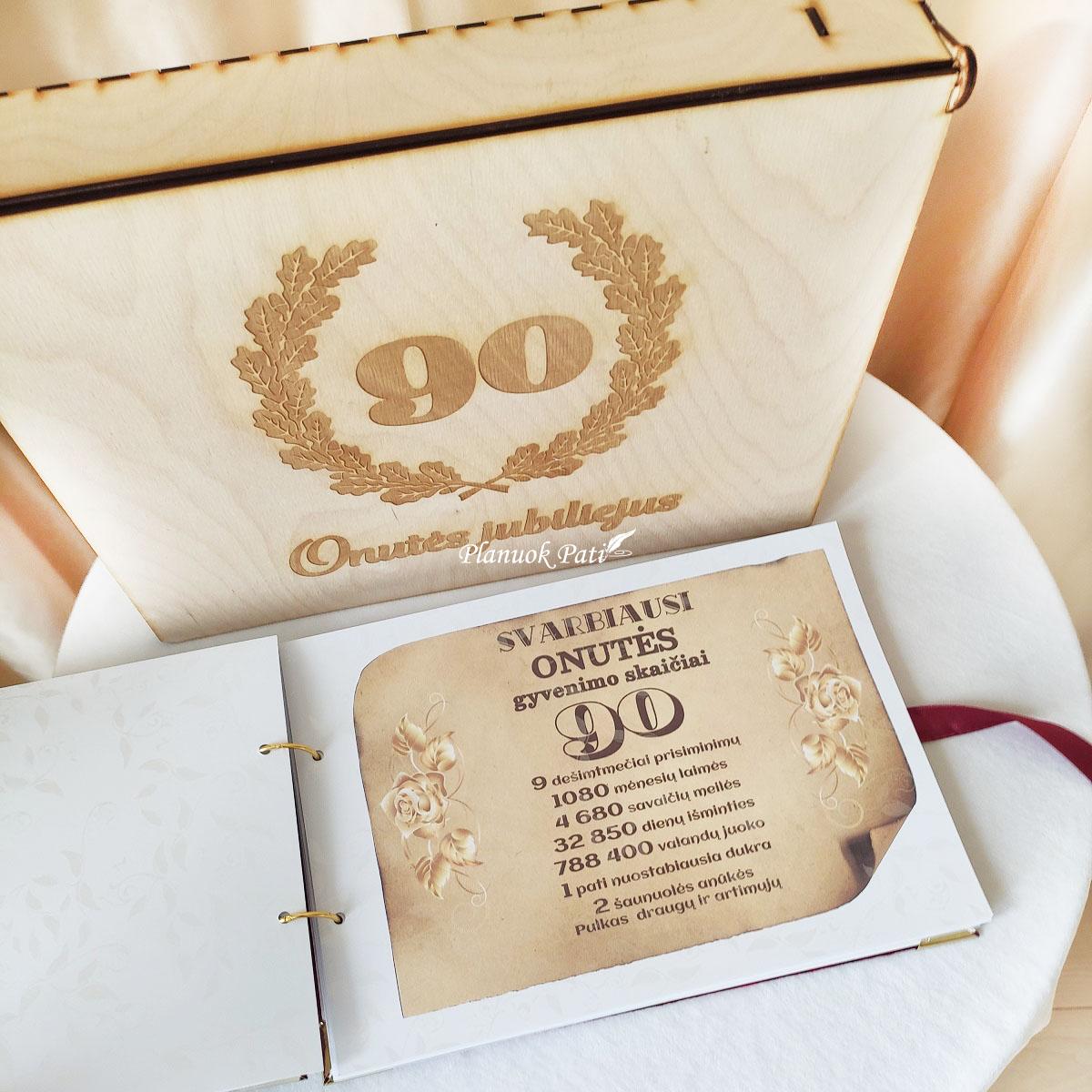 Jubiliejaus palinkėjimų albumas Ąžuolas