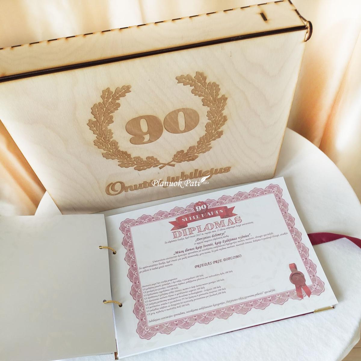 Jubiliejaus palinkėjimų albumas Ąžuolas