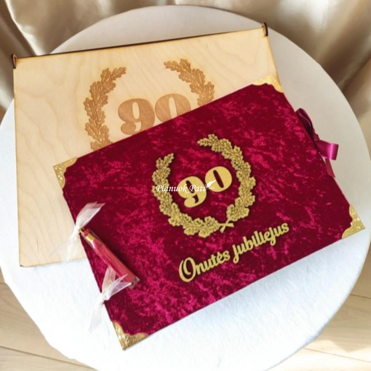 Jubiliejaus palinkėjimų albumas Ąžuolas