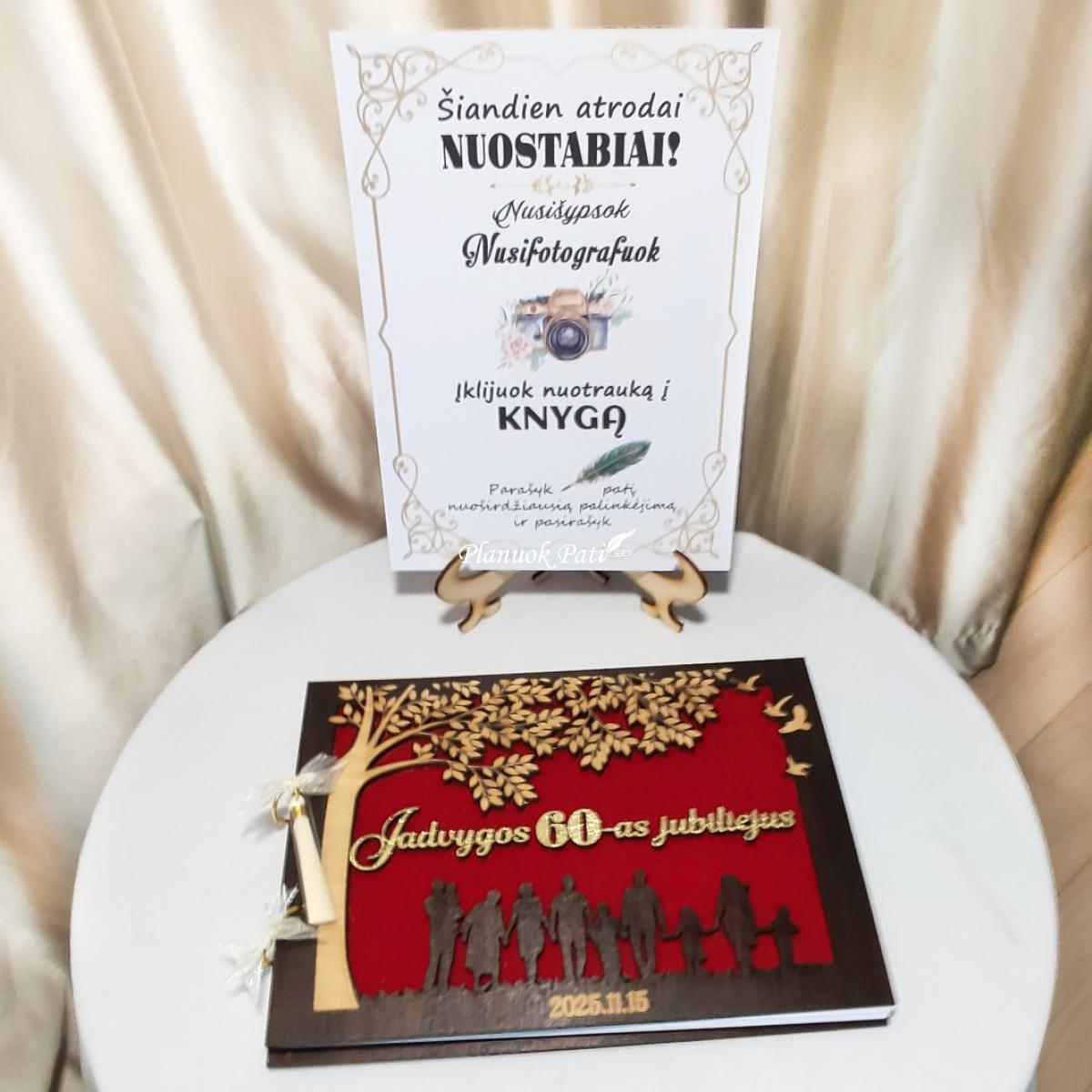 Jubiliejaus palinkėjimų knyga Šeima