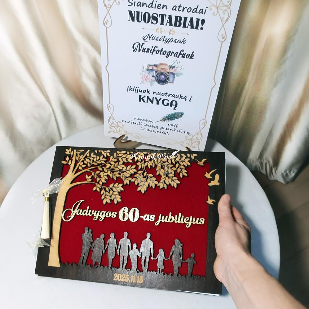 Jubiliejaus palinkėjimų knyga Šeima