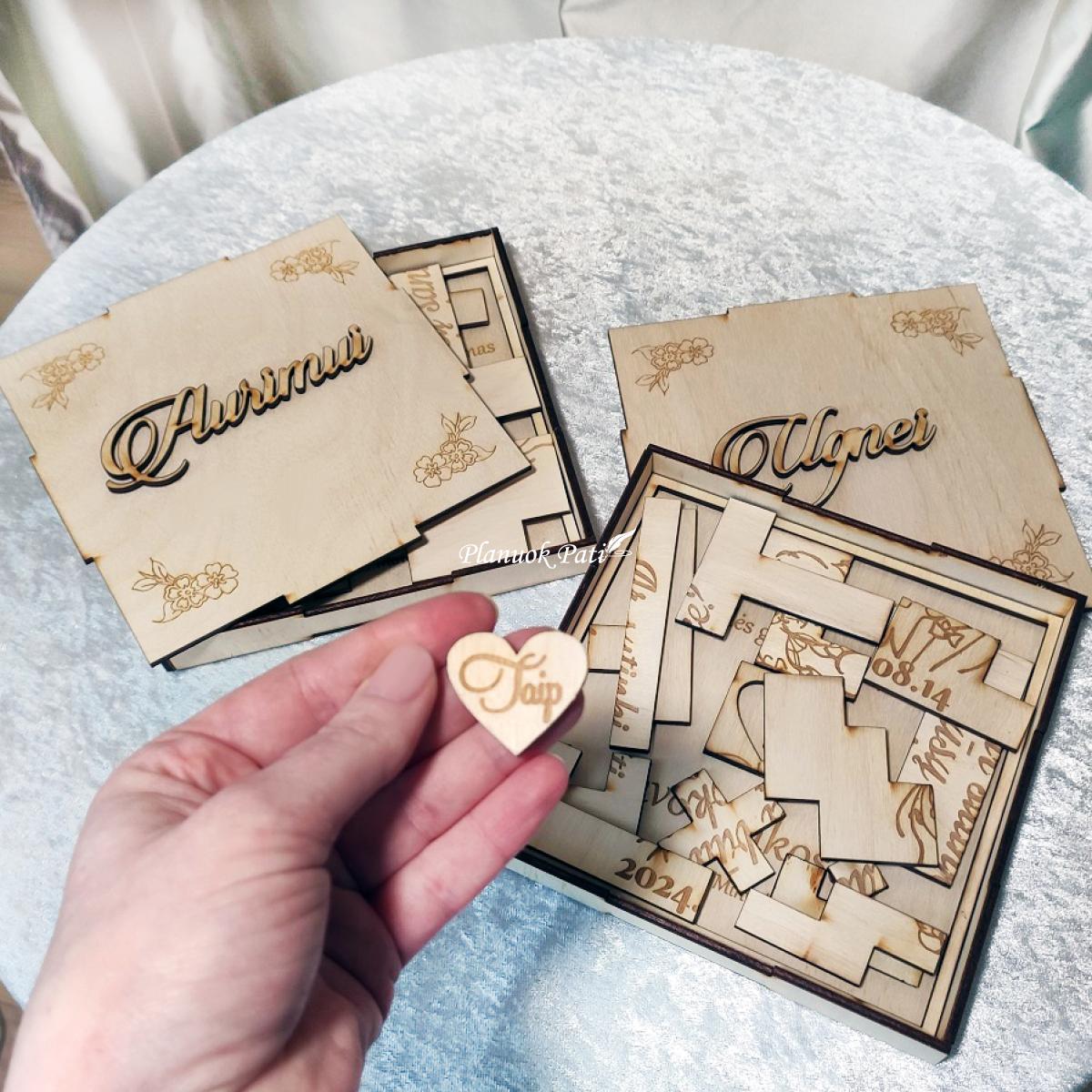 Pakvietimas liudininkams - galvosūkis