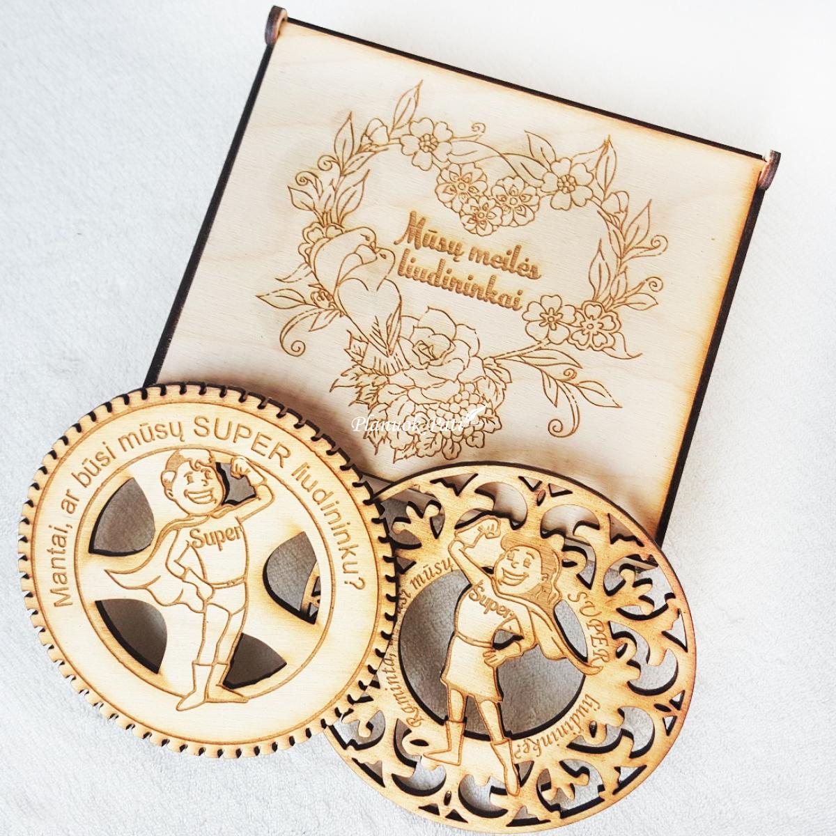 Pakvietimas liudininkams/piršliams - padėkliukai