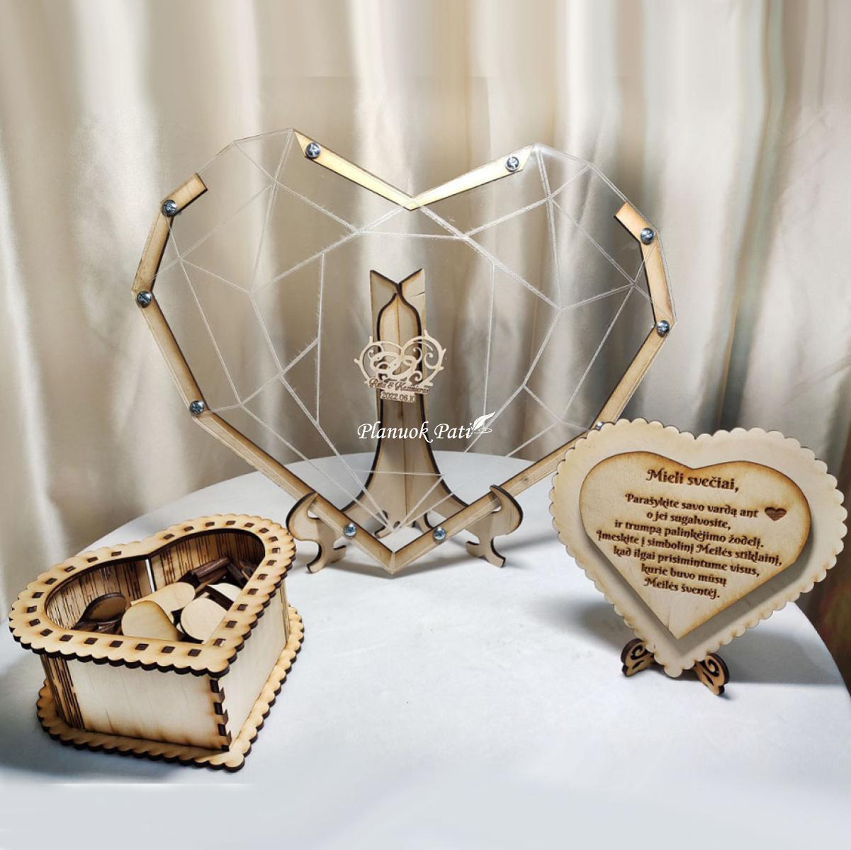 Skaidri širdis svečių palinkėjimams