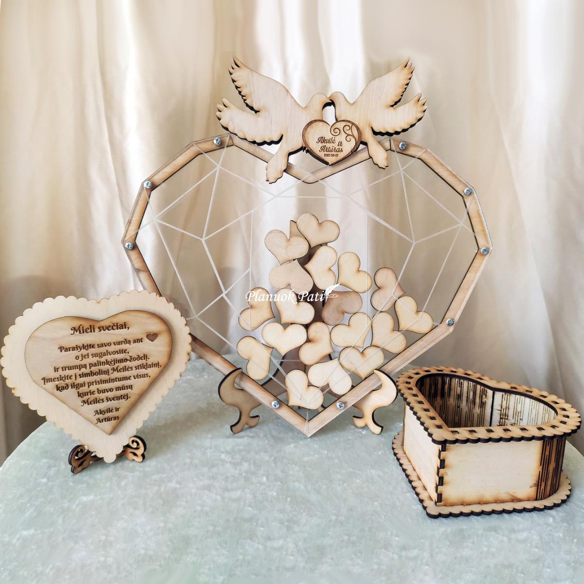 Skaidri širdis svečių palinkėjimams