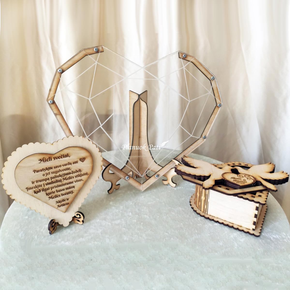 Skaidri širdis svečių palinkėjimams