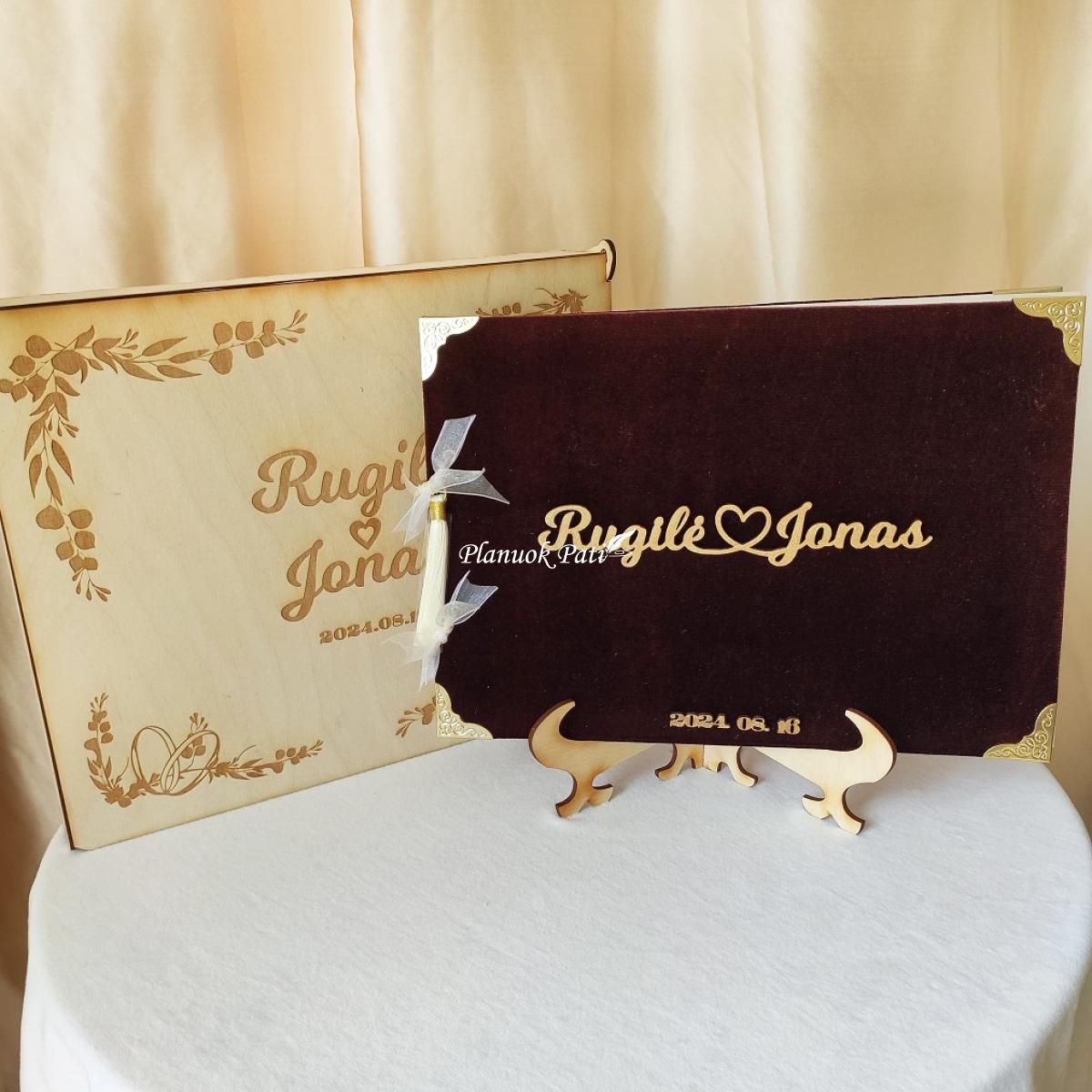 Vestuvinė palinkėjimų knyga Širdies Gija