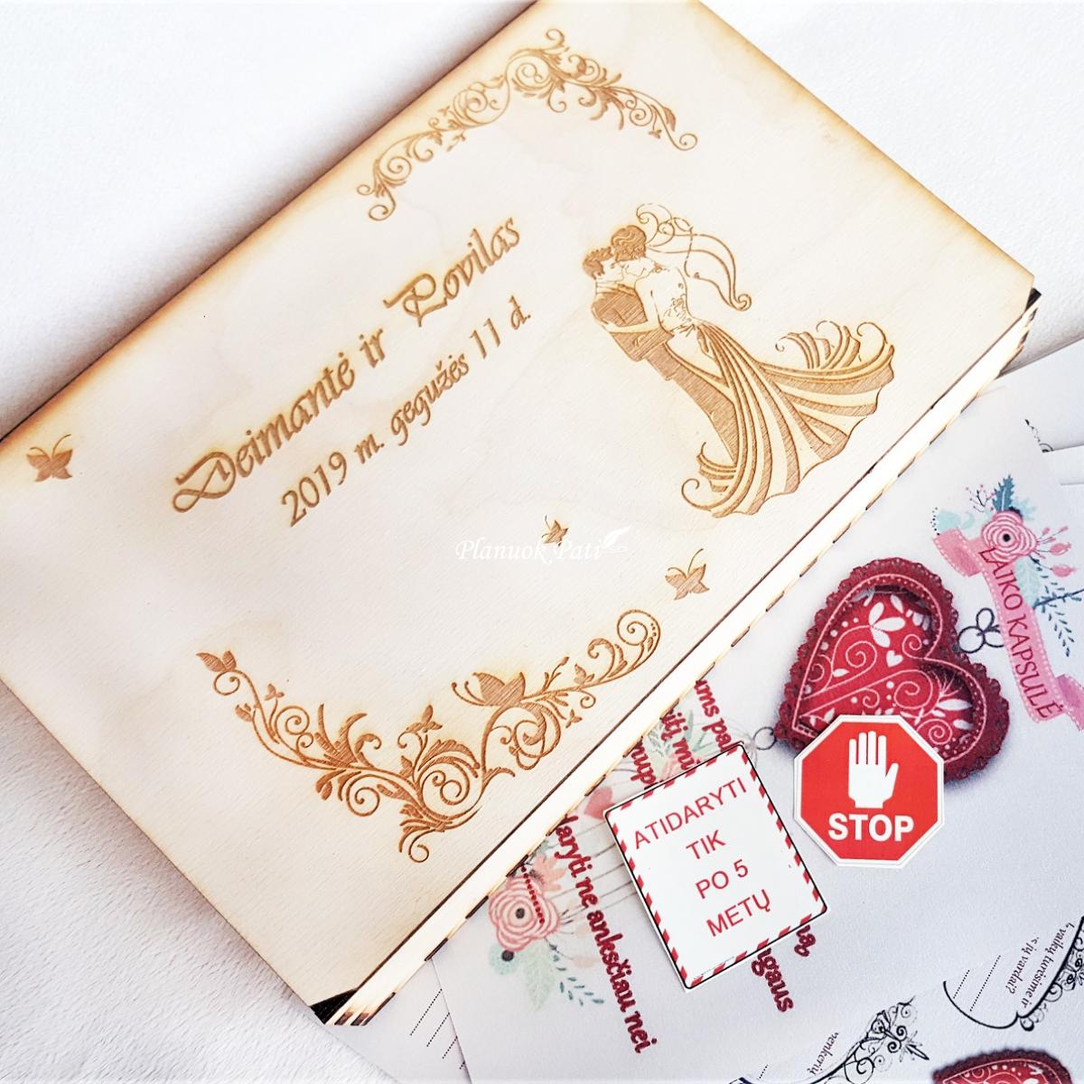 Laiko kapsulė svečių palinkėjimams