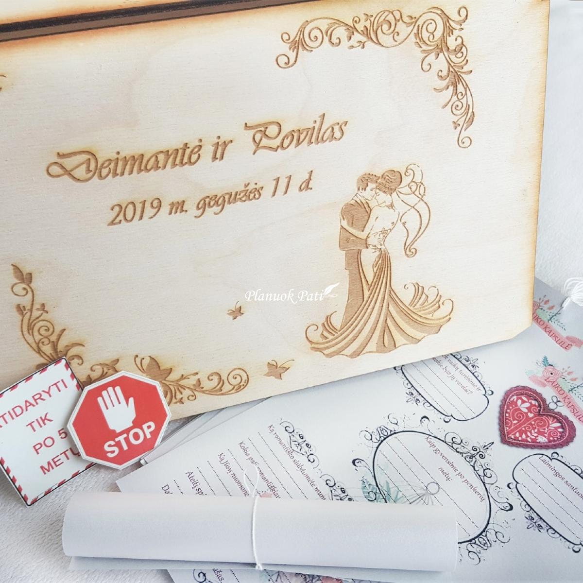 Laiko kapsulė svečių palinkėjimams