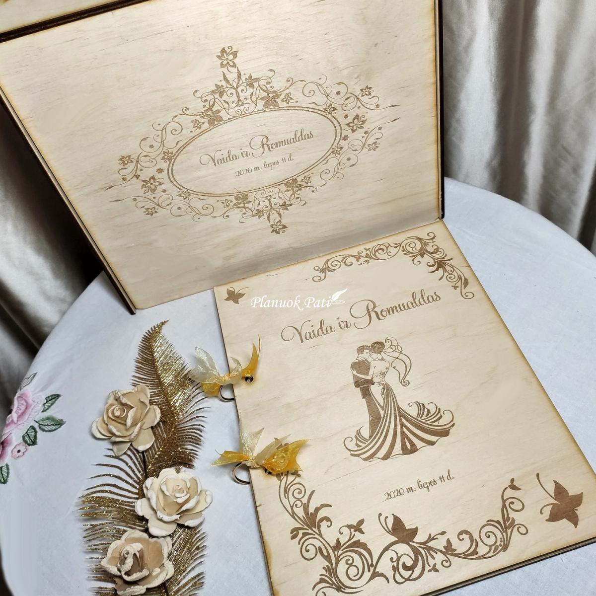 Svečių palinkėjimų knyga A4 formato