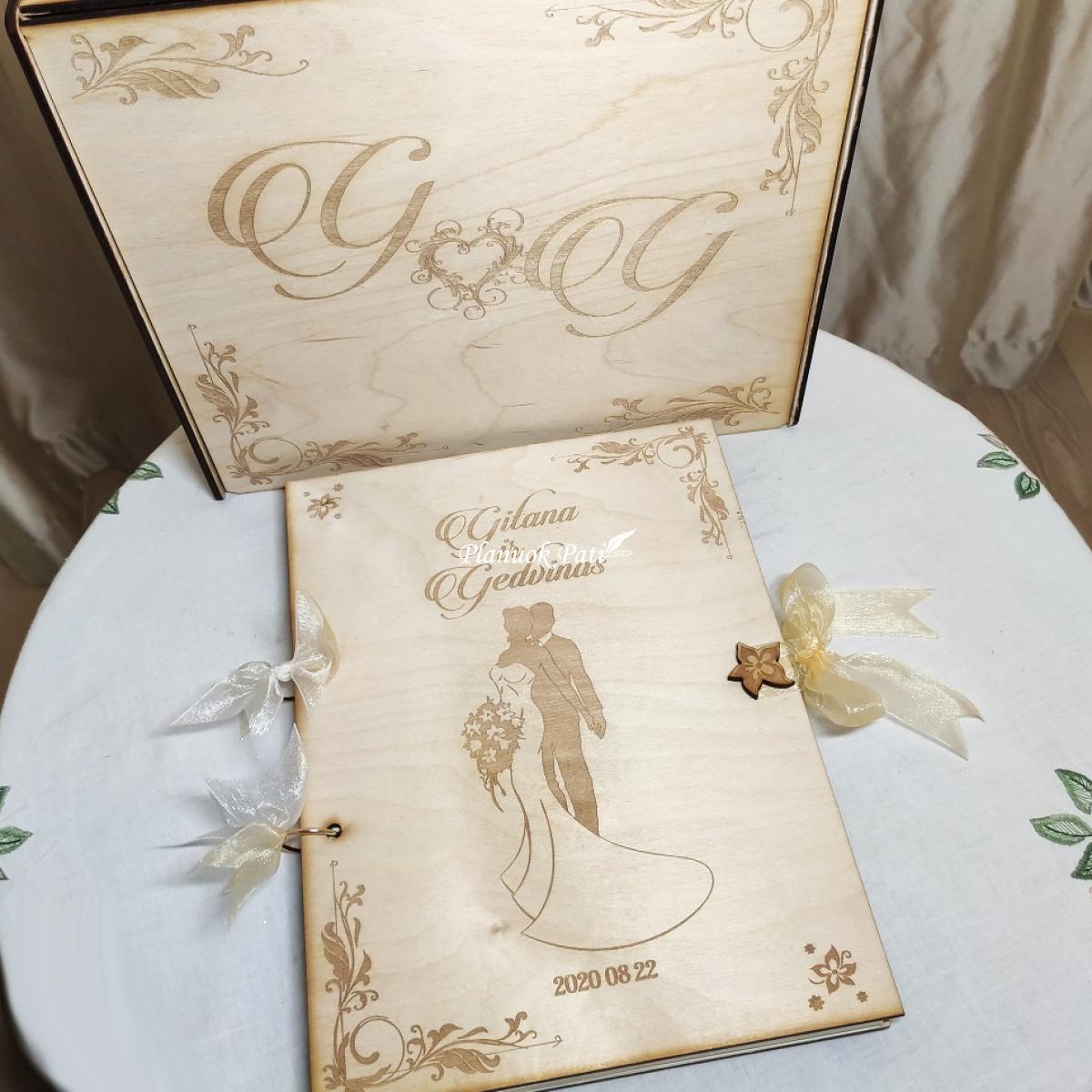 Svečių palinkėjimų knyga A4 formato