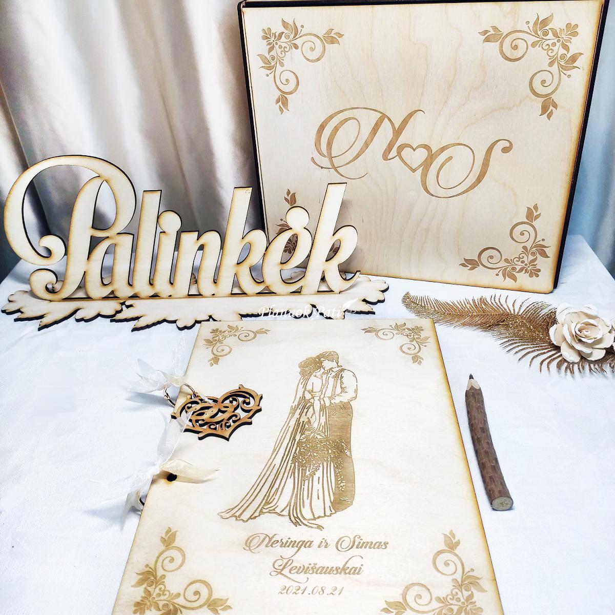 Svečių palinkėjimų knyga A4 formato