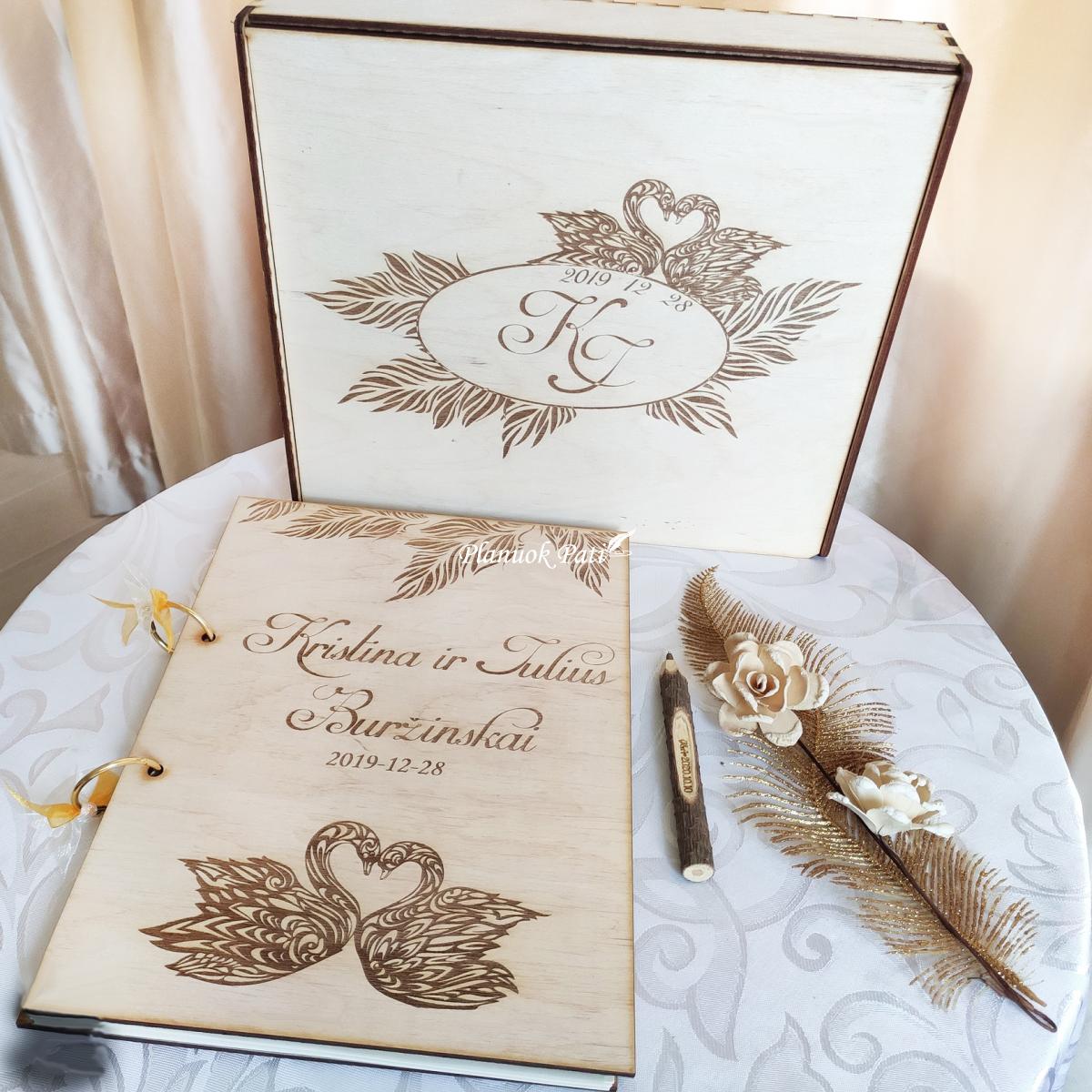 Svečių palinkėjimų knyga A4 formato