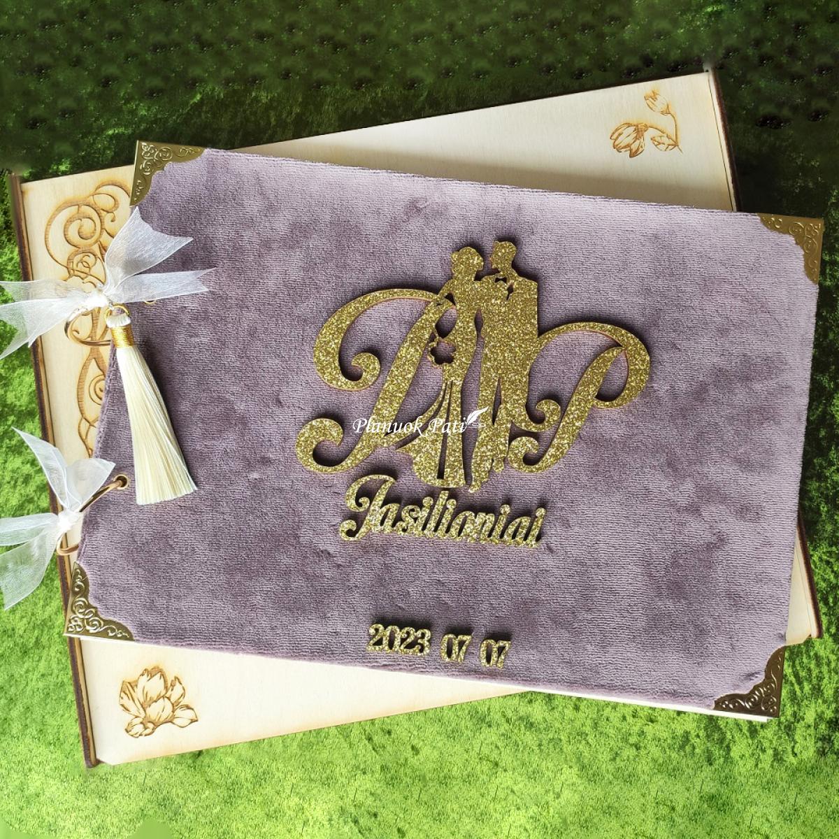 Vestuvinis palinkėjimų albumas (individualus viršelio dizainas)