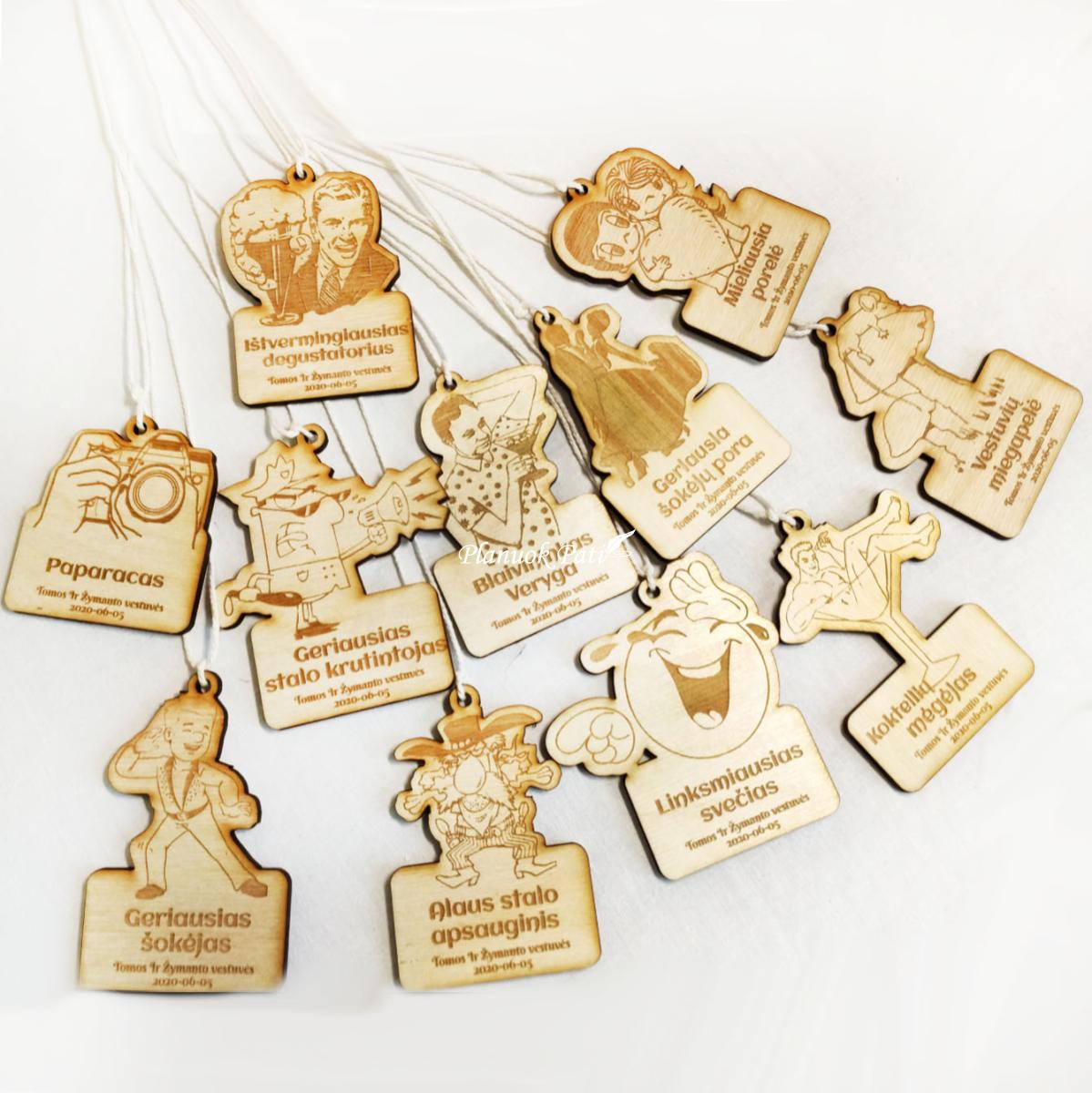 Medaliai - magnetukai