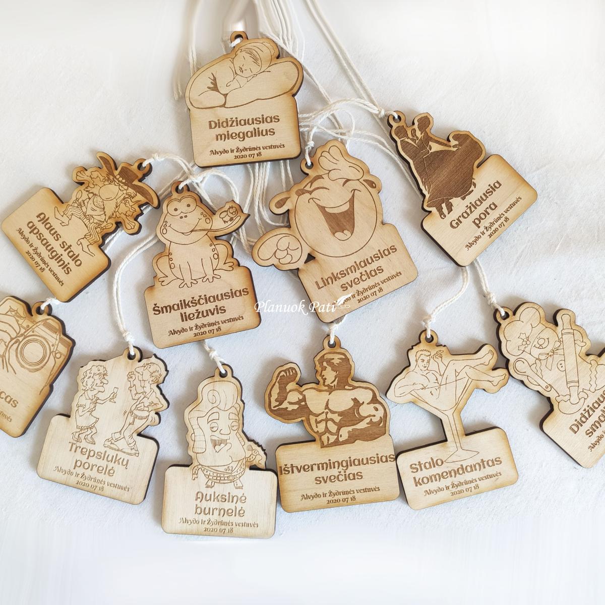 Medaliai - magnetukai