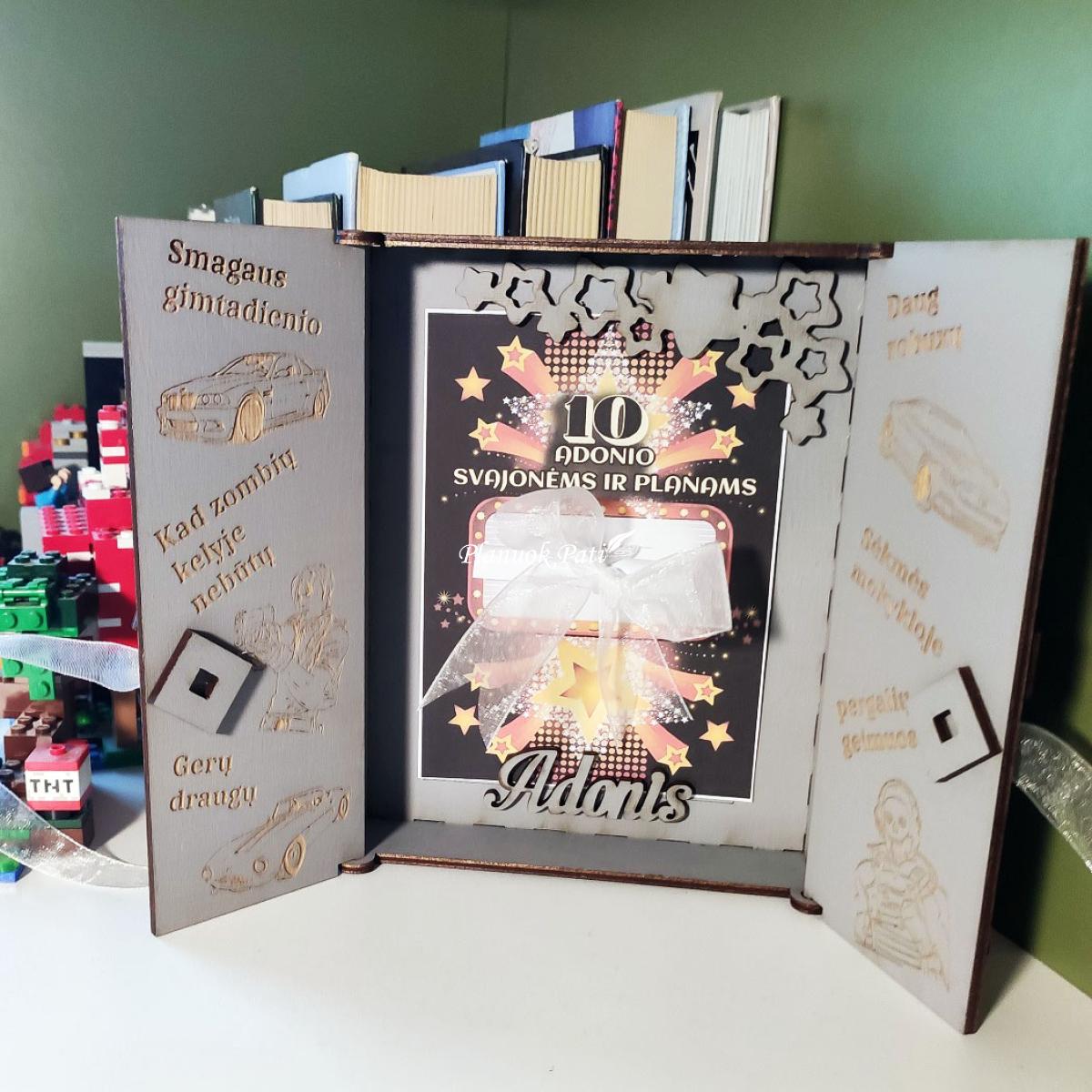 Gimtadienio rėmelis pinigams dovanoti