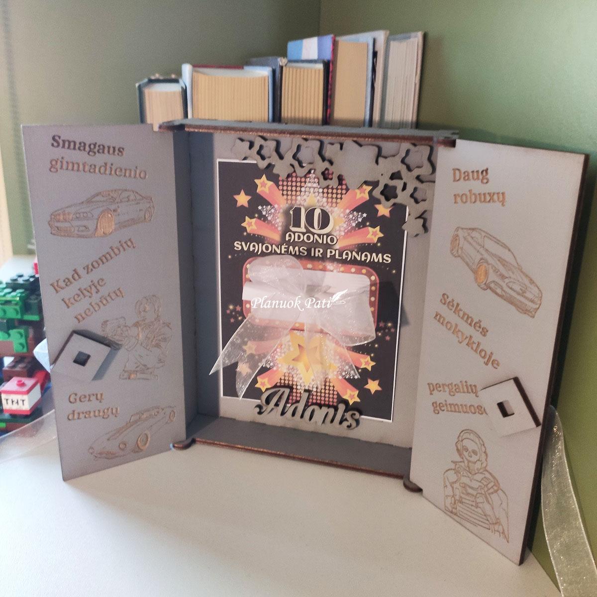 Gimtadienio rėmelis pinigams dovanoti