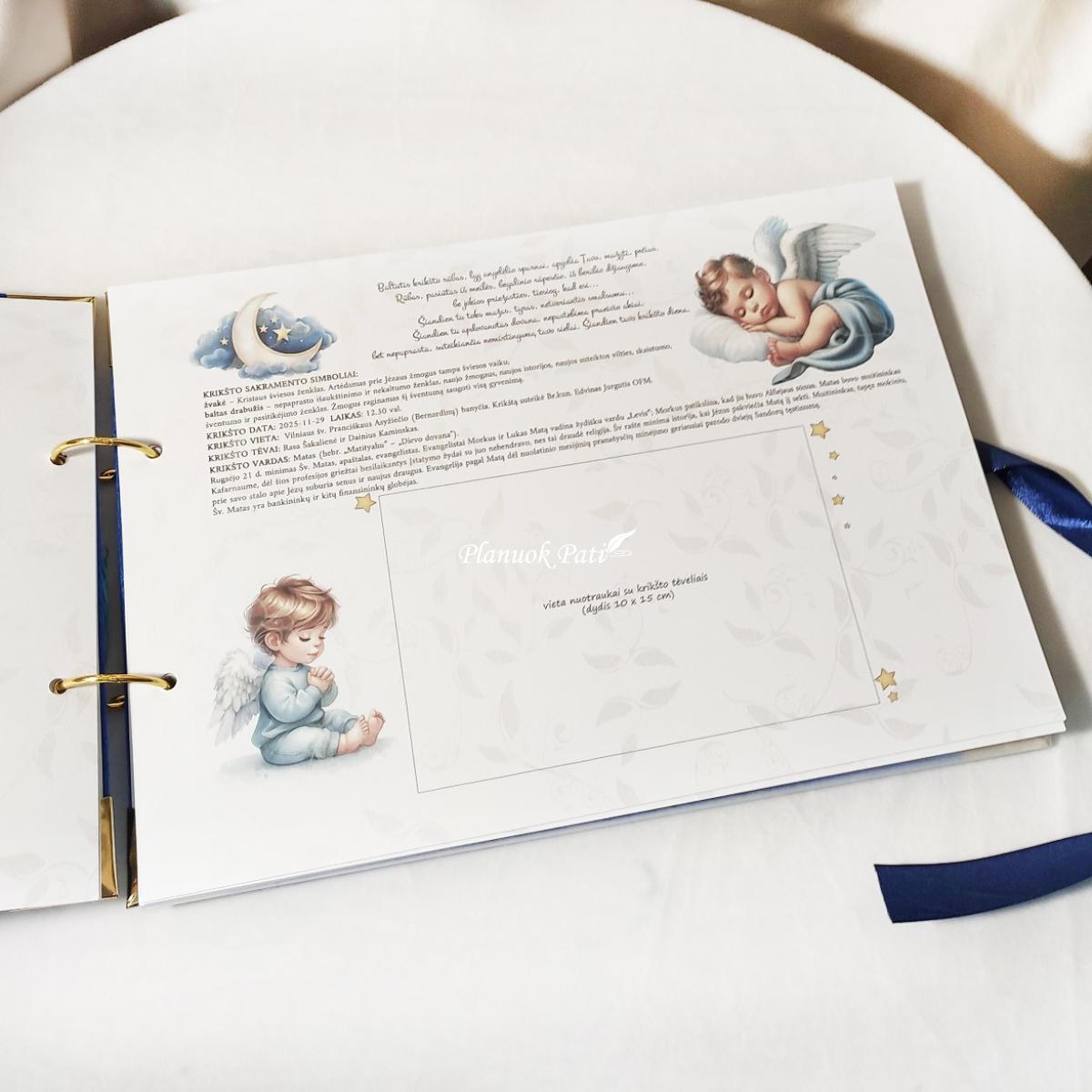 Krikštynų albumas Angelas Sargas