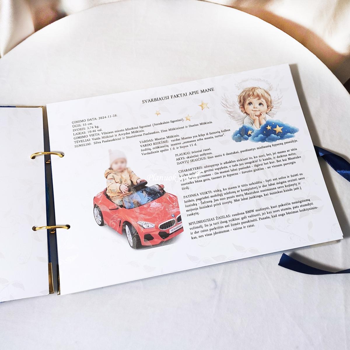 Krikštynų albumas Angelas Sargas