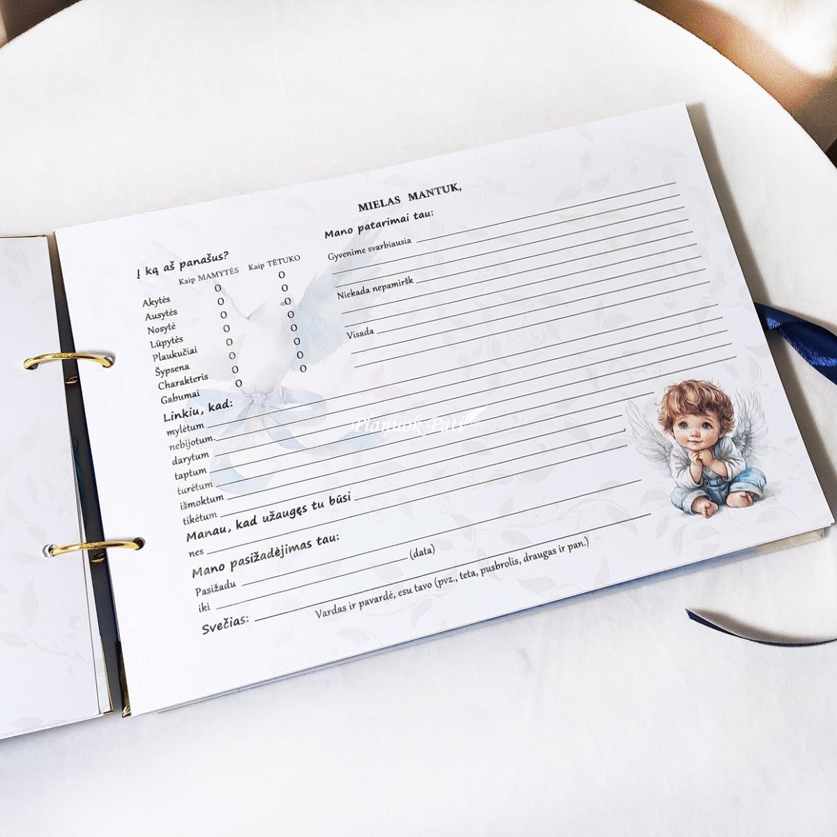 Krikštynų albumas Angelas Sargas