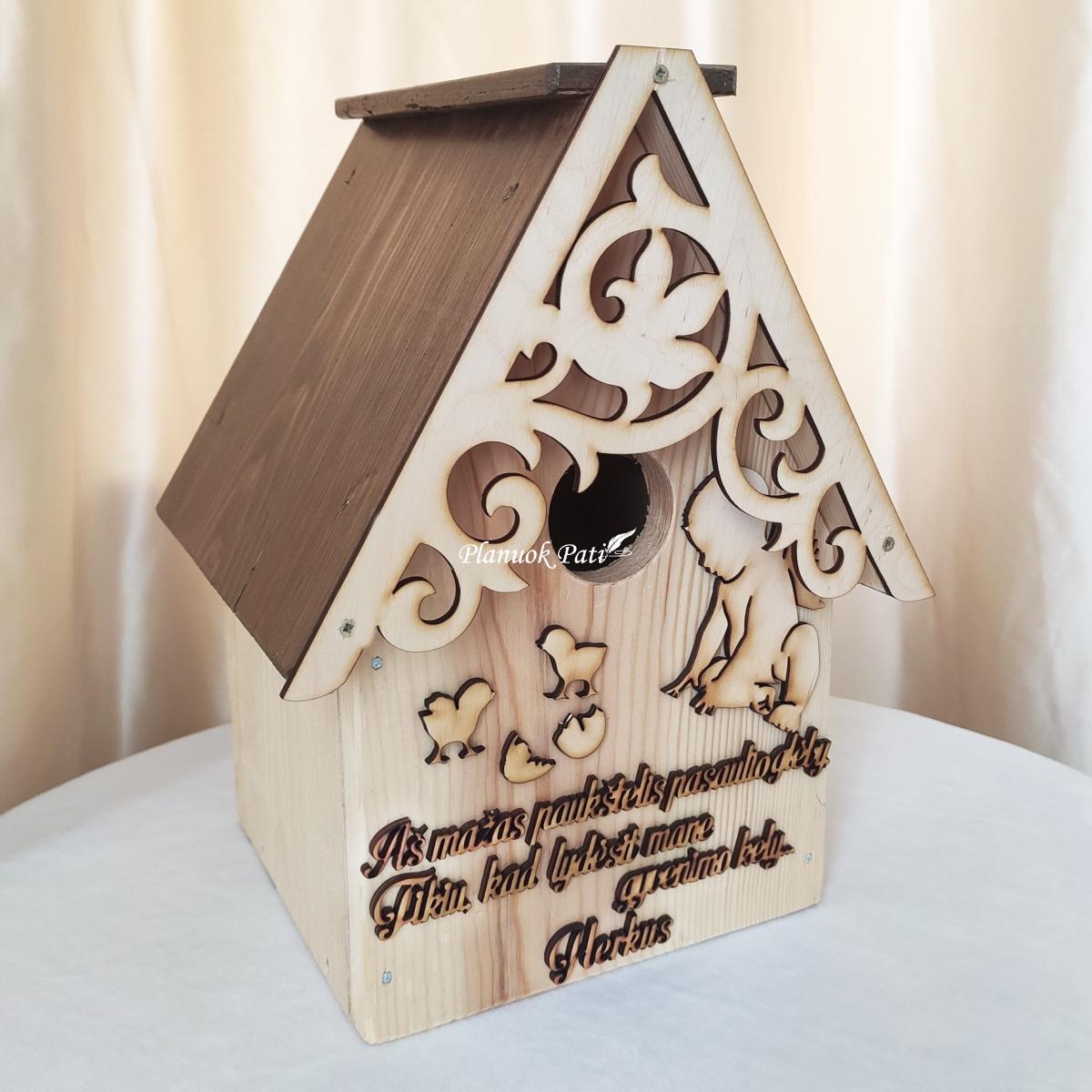 Inkiliukas zylutėms - krikštynų dovana