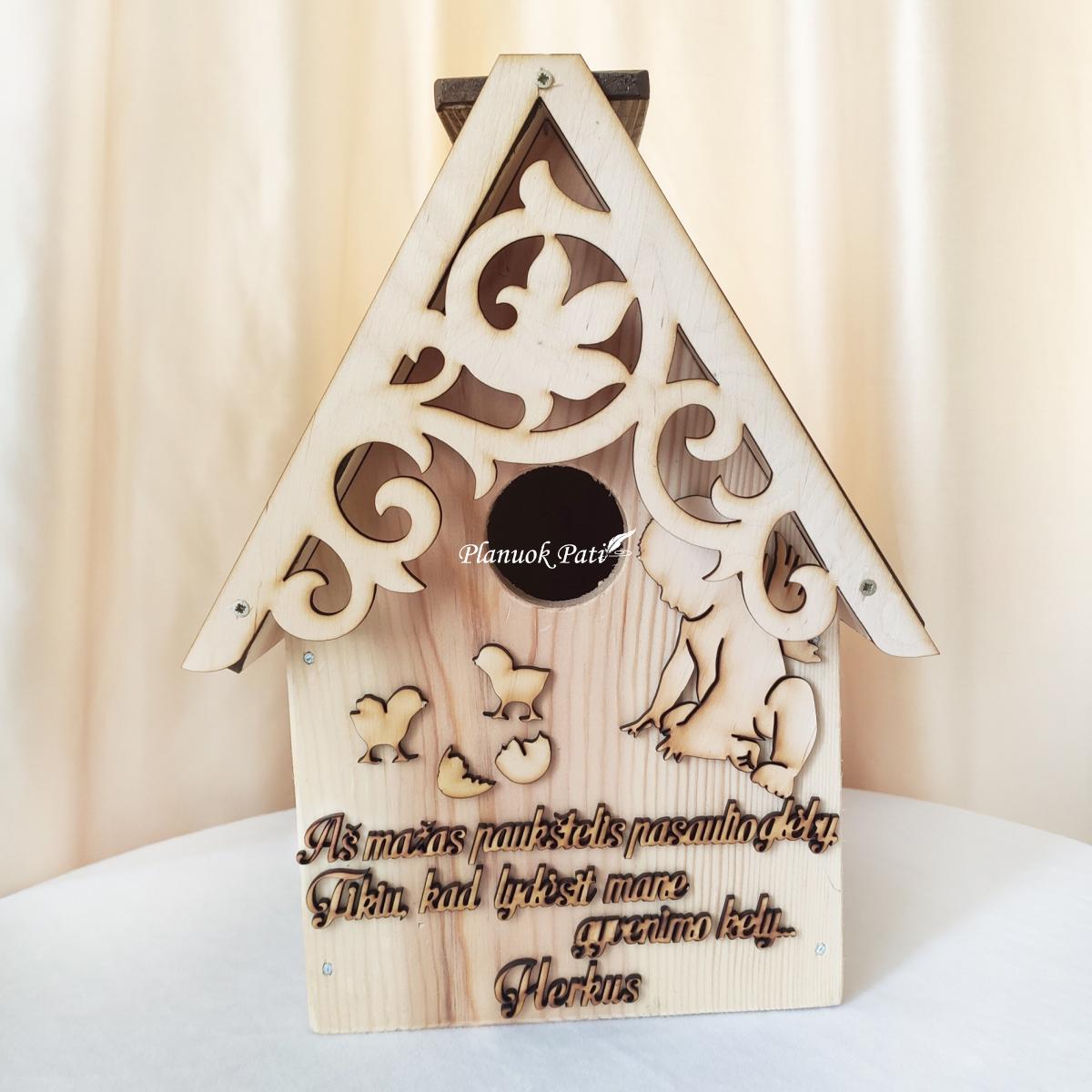 Inkiliukas zylutėms - krikštynų dovana