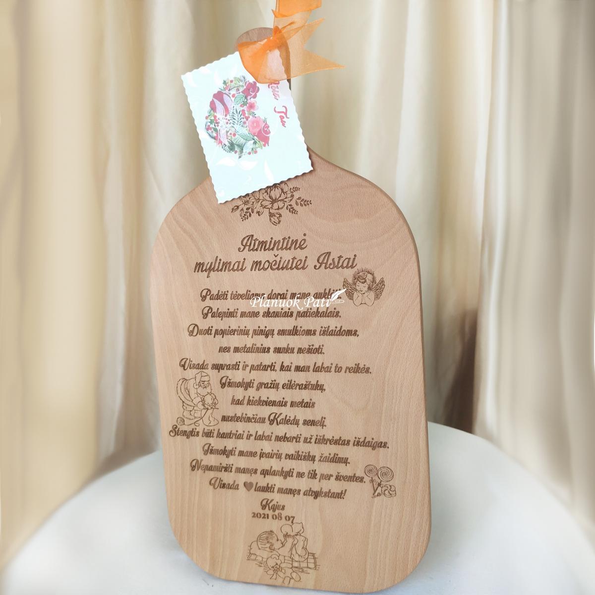 Prašymai arba pasižadėjimai seneliams krikštynų proga