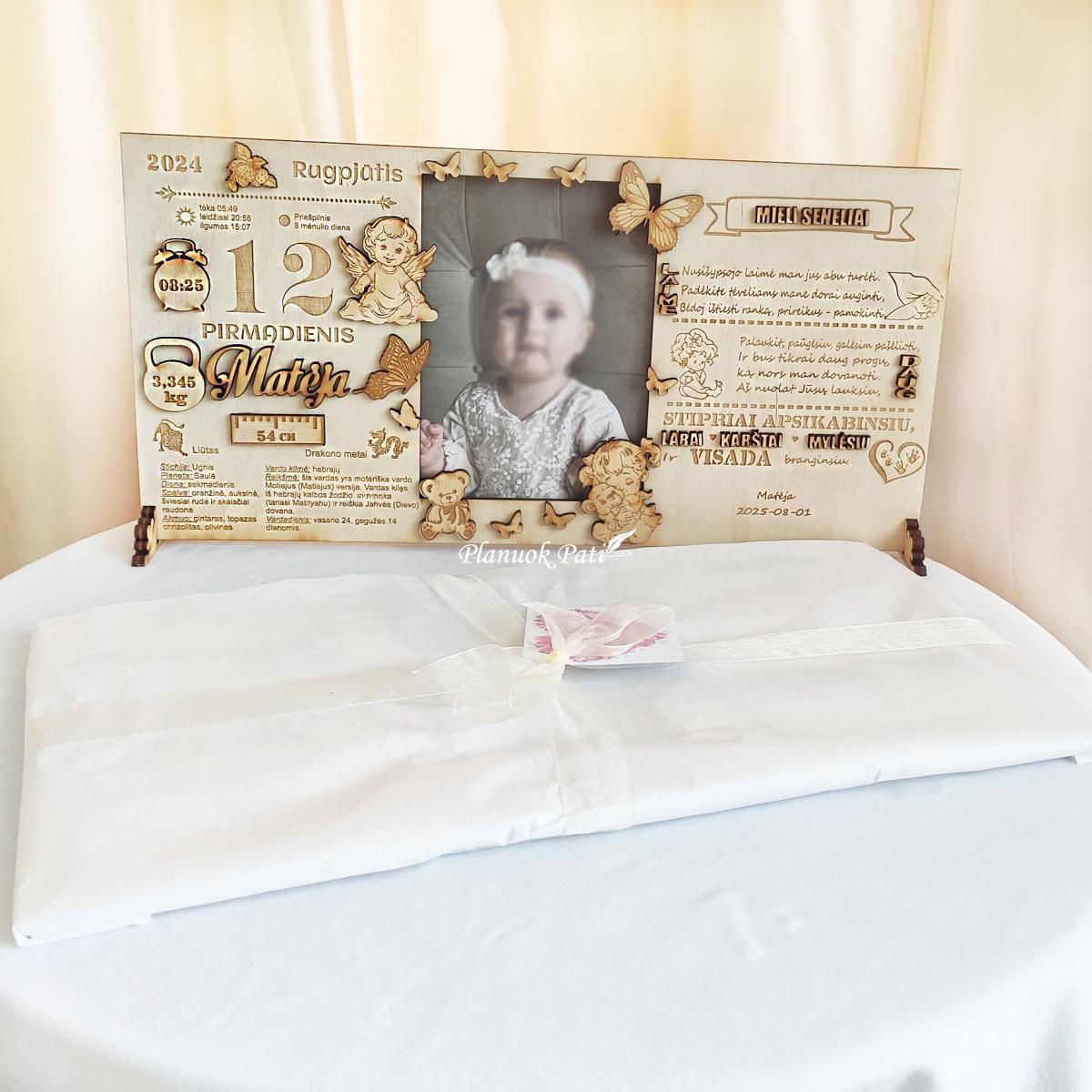 Pasižadėjimai seneliams su vaikučio gimimo metrikais