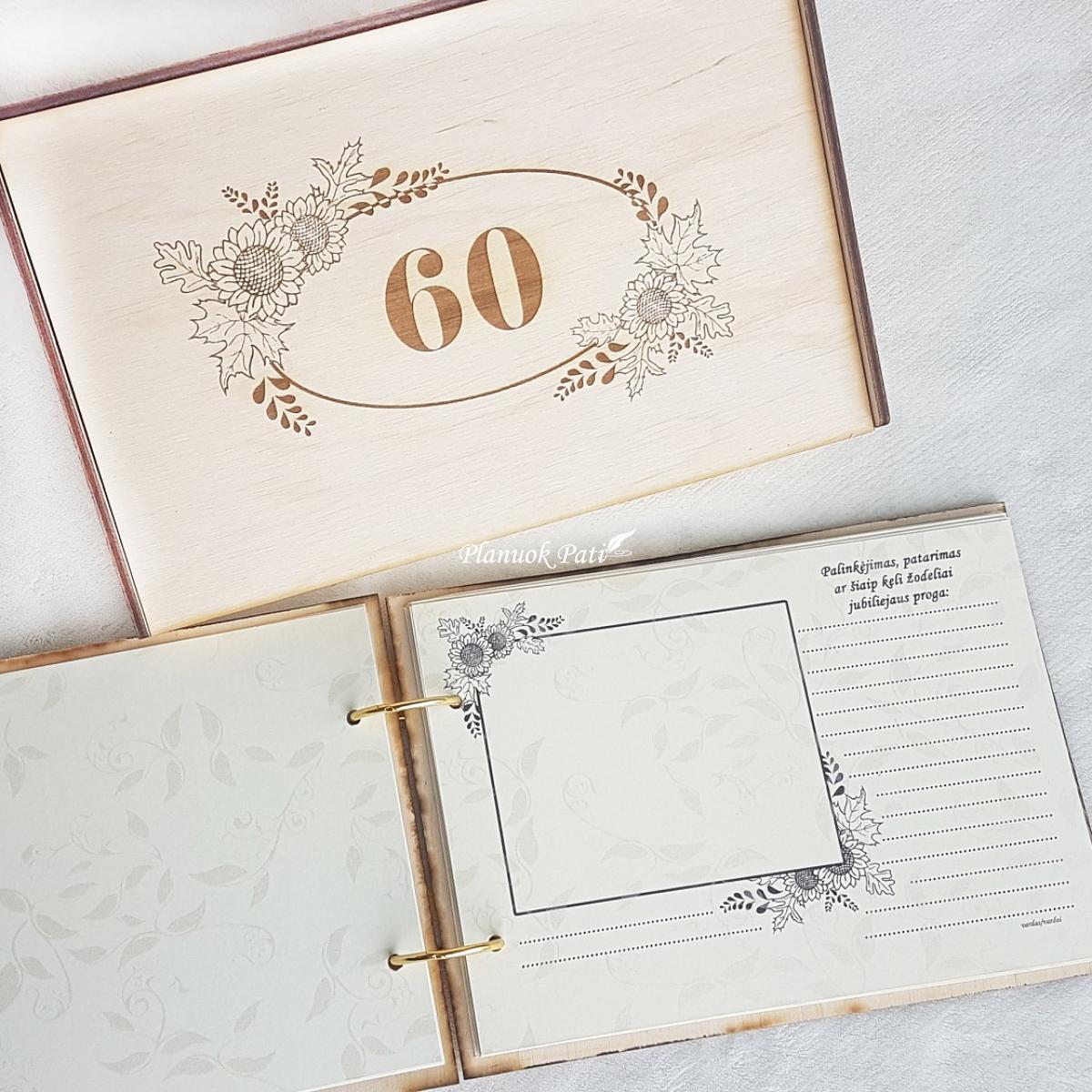 Jubiliejaus knyga dėžutėje (individualus dizainas)