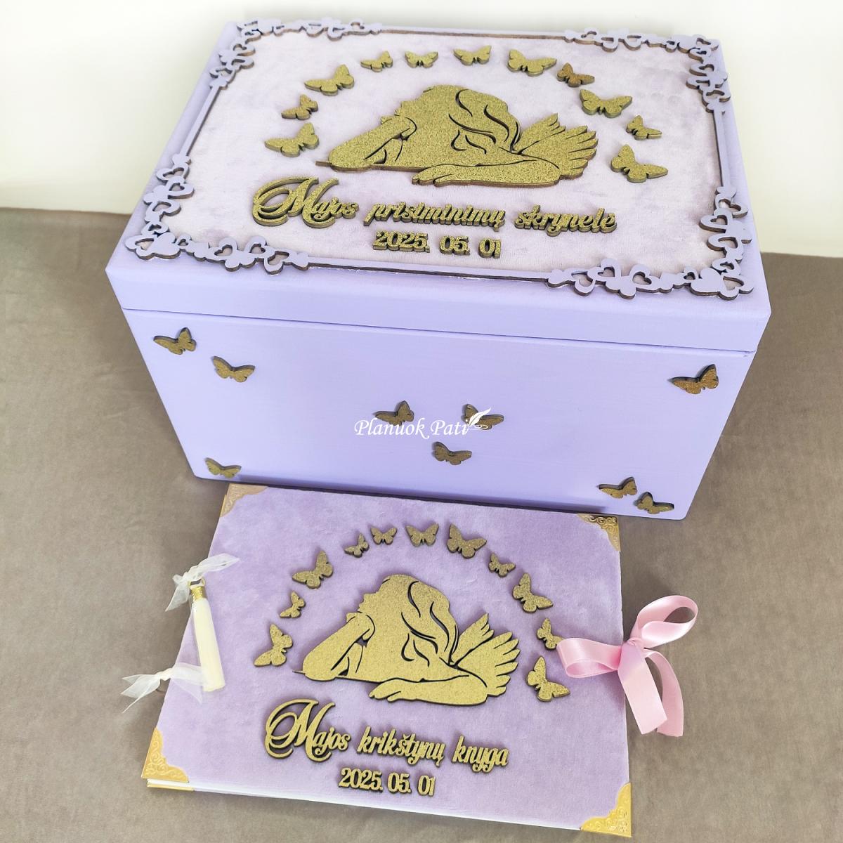 Krikštadėžė ir albumas Tarp drugelių