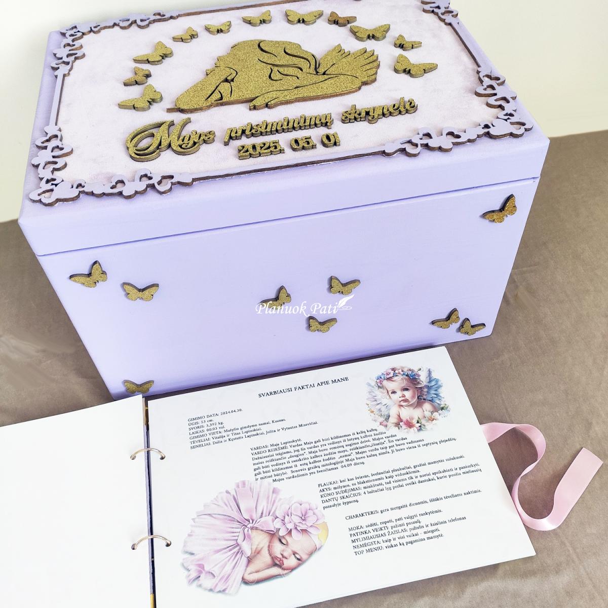 Krikštadėžė ir albumas Tarp drugelių