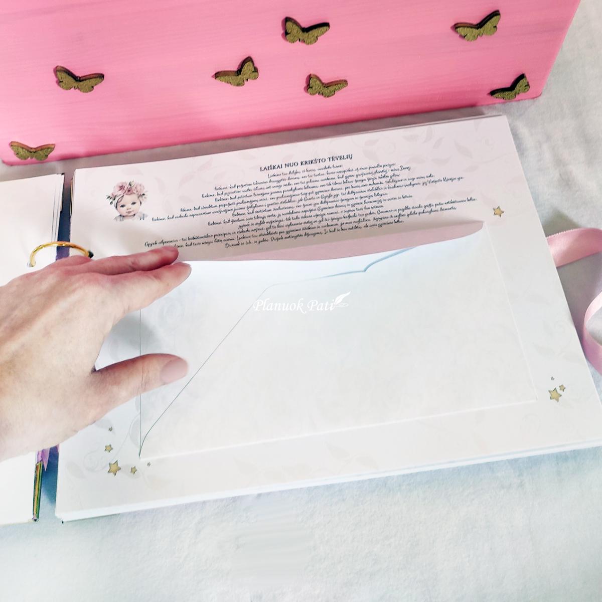 Krikštadėžė ir palinkėjimų knyga Katinėlis