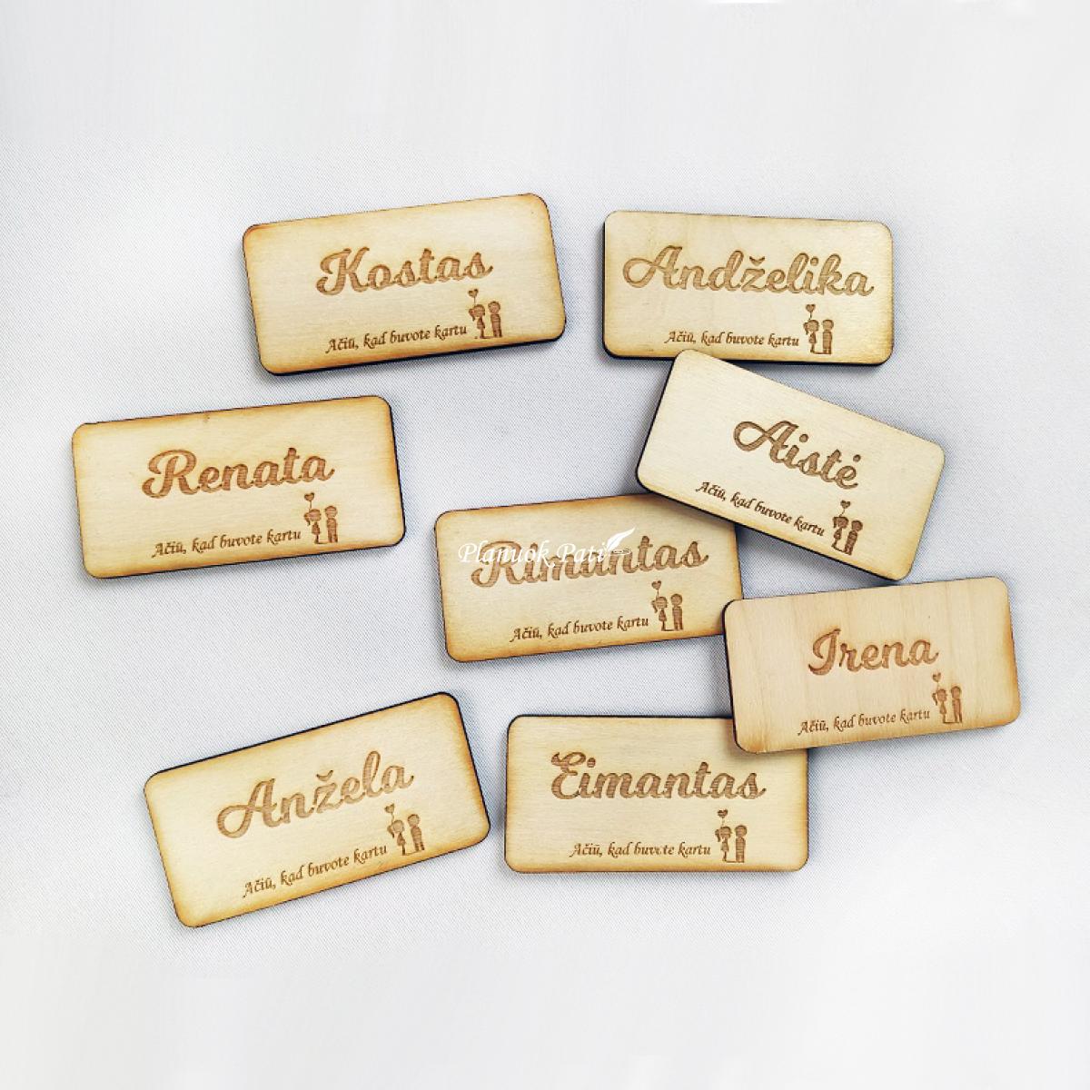 Individualaus dizaino stalo kortelė