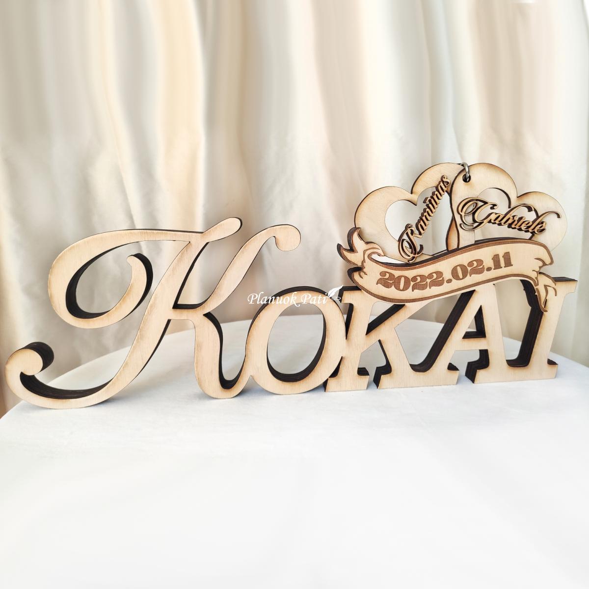 Pastatomas užrašas su surakintomis širdimis