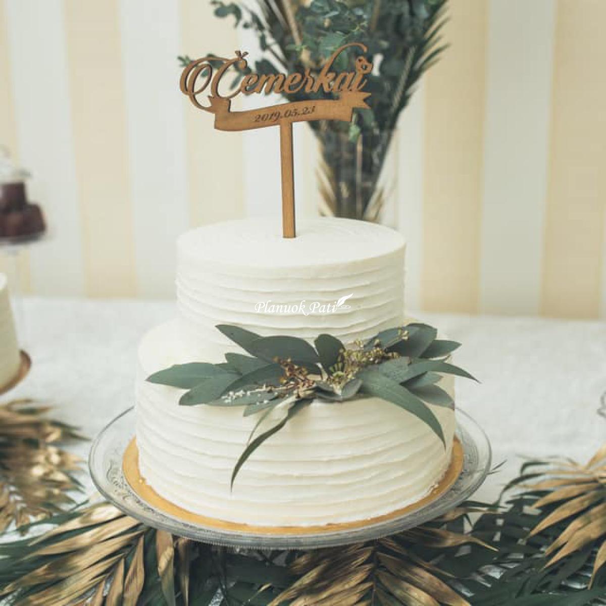 Individualaus dizaino vestuvinis torto smeigtukas