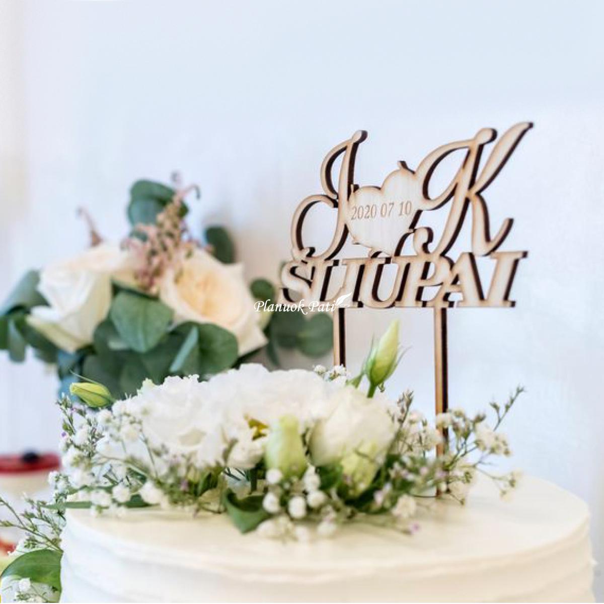 Individualaus dizaino vestuvinis torto smeigtukas