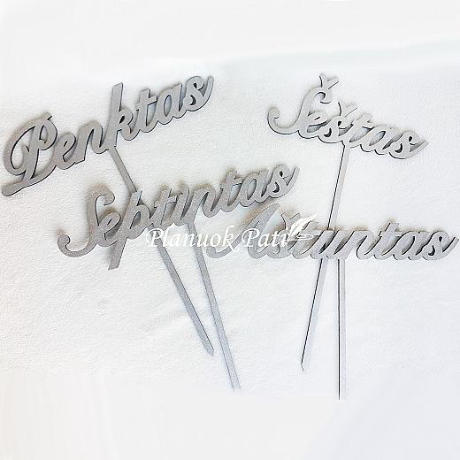 Staliukų numeriai šventei - žodžiai